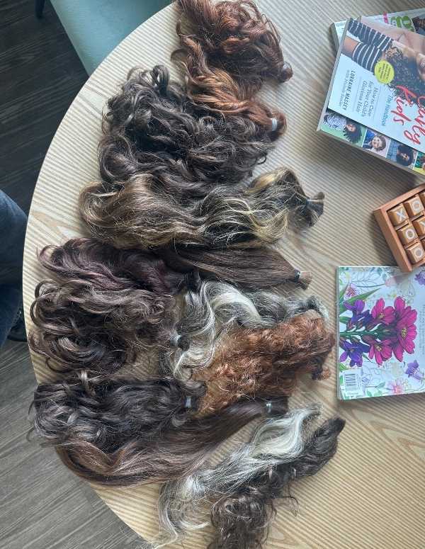 Gifting wigs at Jarnell